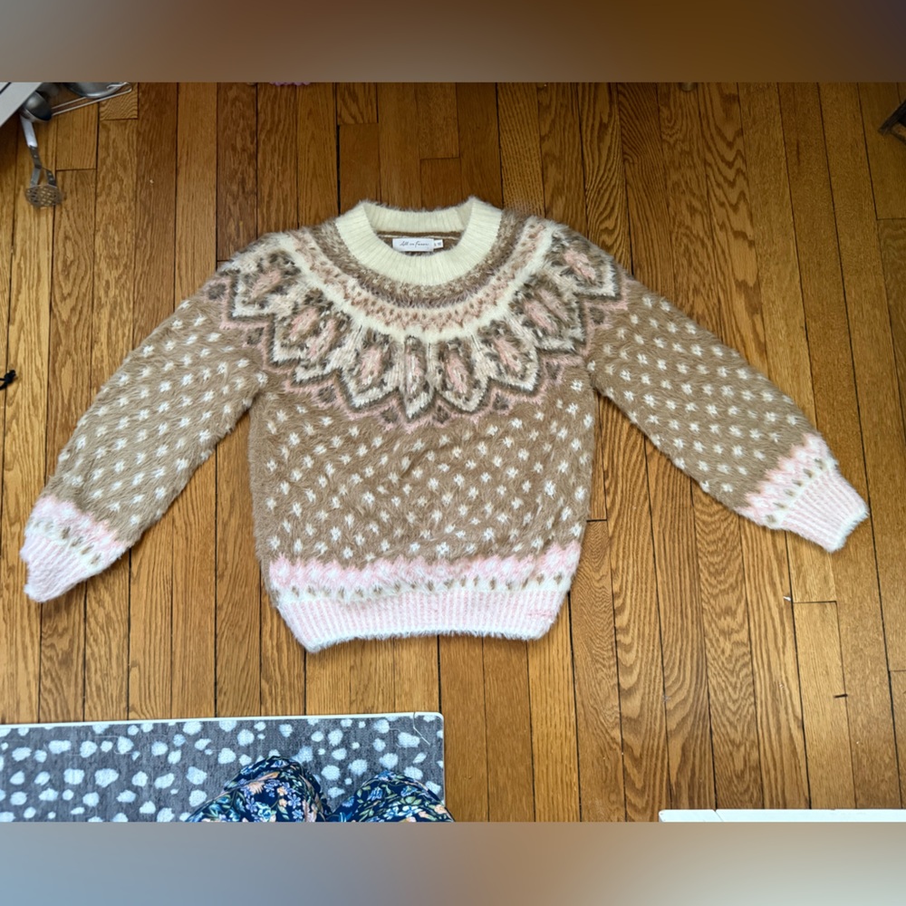 All in Favor Fair Isle Sweater - Size Small - NWOT